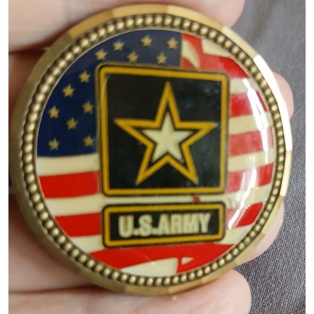 U.S. Army Joint Base Balad Challenge Coin Army Values American Flag Military